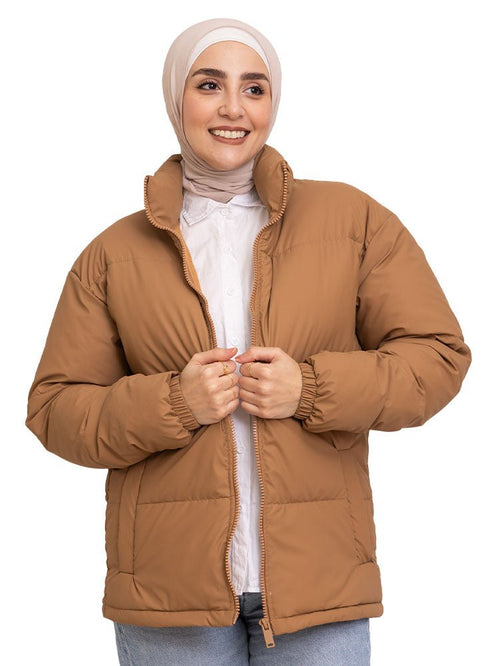 Coffee Puffer Jacket 4 - Khotwh